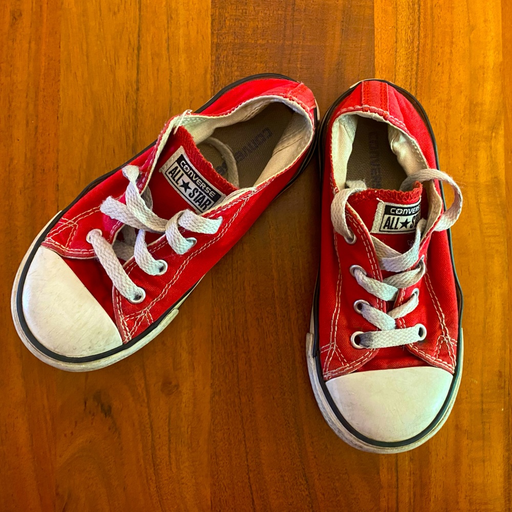 Red Converse Chuck Taylor All Star shoes